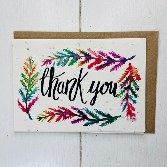 Plantable Card - Thank You - Refill Mill
