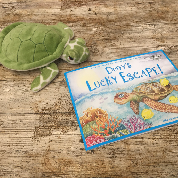 Duffy's Lucky Escape Book & Teddy Set - Refill Mill