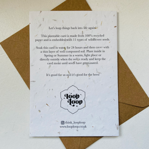 Plantable Christmas Card - Seeds & Greetings