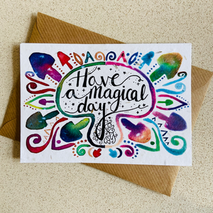Plantable Card - Magical Mushroom Birthday
