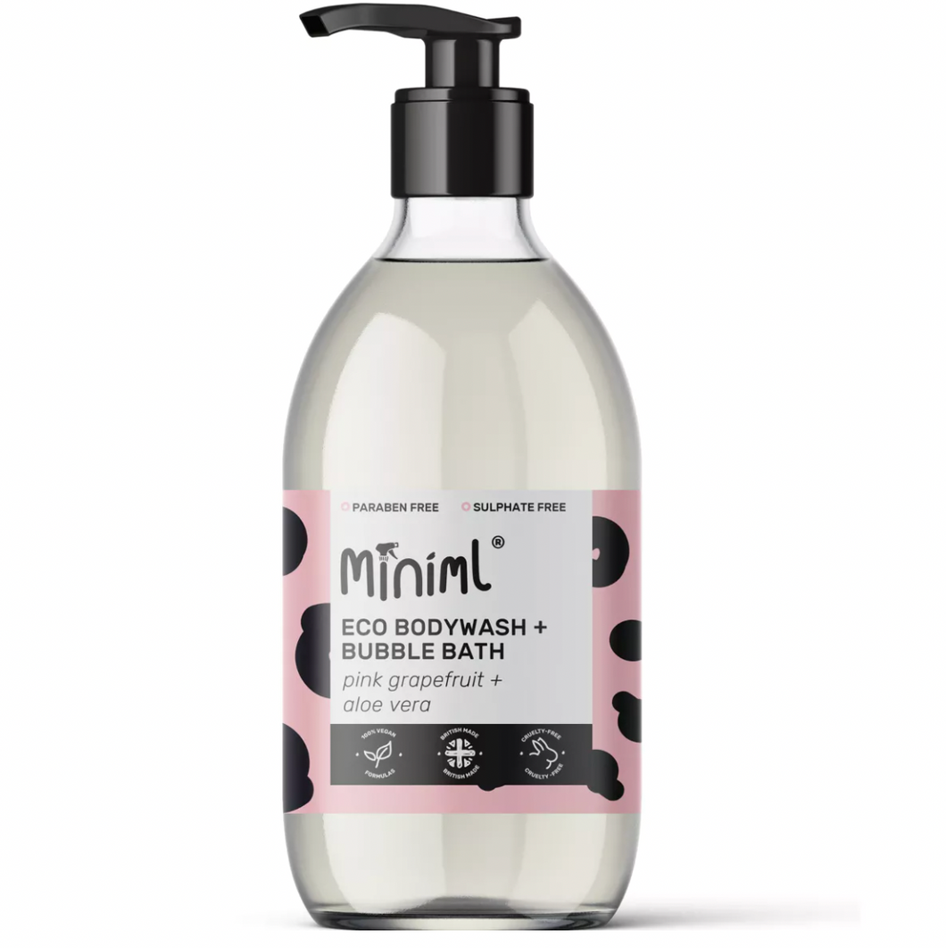 Body Wash + Bubble Bath - Pink Grapefruit & Aloe Vera