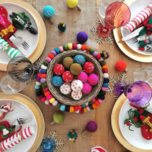 Load image into Gallery viewer, Handmade Felt Christmas Tree Baubles
