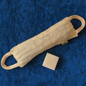 Loofah Back Scrubber and Natural Soap Bar - Refill Mill