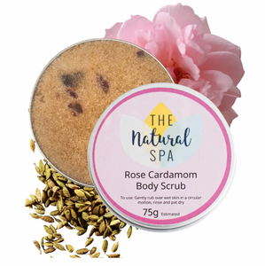 Natural Body Scrub - Rose Cardamom - Refill Mill