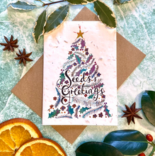 Load image into Gallery viewer, Plantable Christmas Card - Seeds &amp; Greetings
