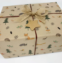 Load image into Gallery viewer, Recycled Wrapping Paper - Christmas Woodland Friends - Refill Mill
