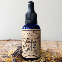 Load image into Gallery viewer, Balancing Botanical Facial Oil - Jojoba, Hemp, Calendula, Tea Tree + Lavender
