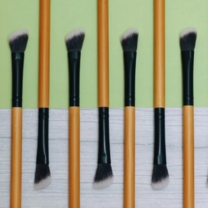 Line of Bamboo Vegan Angled Blending Makeup Brushes