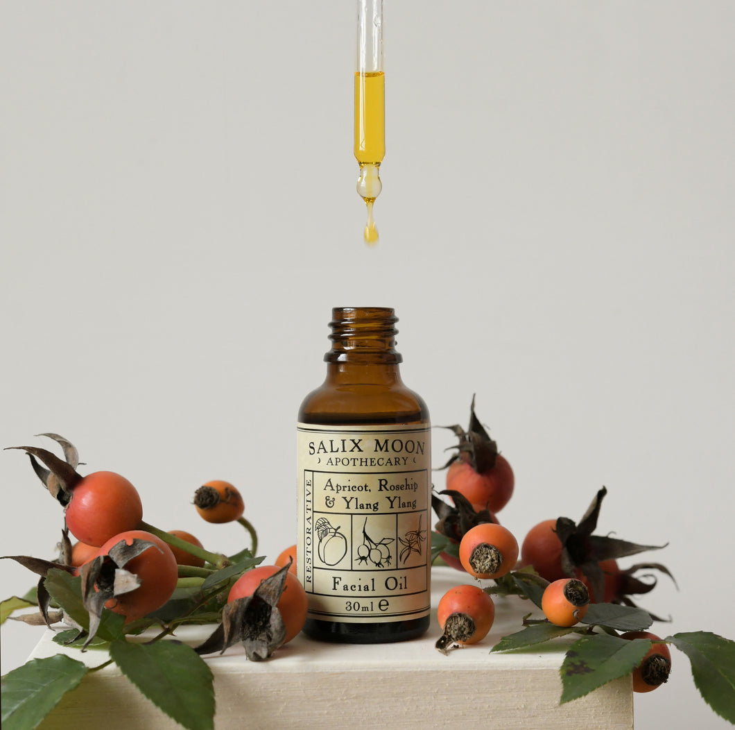 Restorative Botanical Facial Oil - Apricot, Rosehip, Ylang Ylang