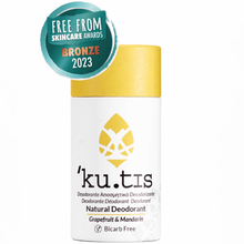 Load image into Gallery viewer, Kutis Natural Vegan Bicarb free deodorant Grapefruit and mandarin - Refill Mill
