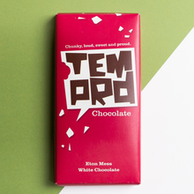 Load image into Gallery viewer, Temprd Chocolate Bar Large - Eton Mess White Chocolate.
