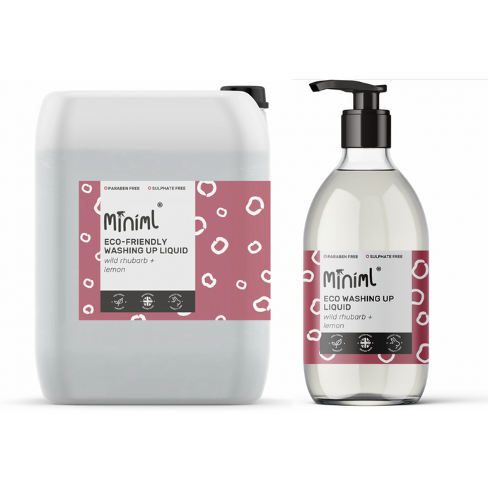 Washing Up Liquid - Rhubarb + Lemon - Refill Mill