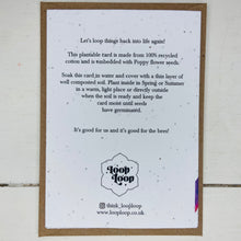 Load image into Gallery viewer, Plantable Card - Beautiful Being - Refill Mill
