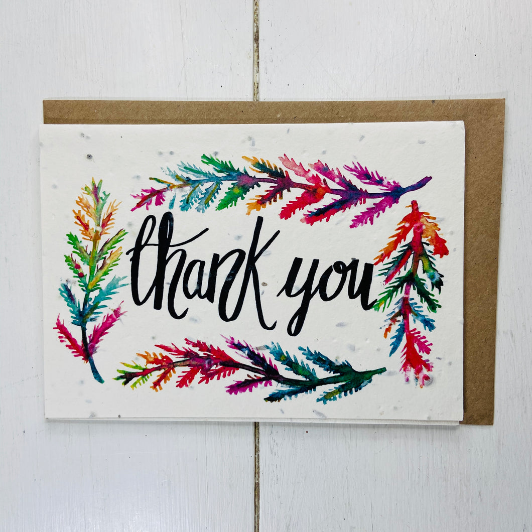 Plantable Card - Thank You - Refill Mill