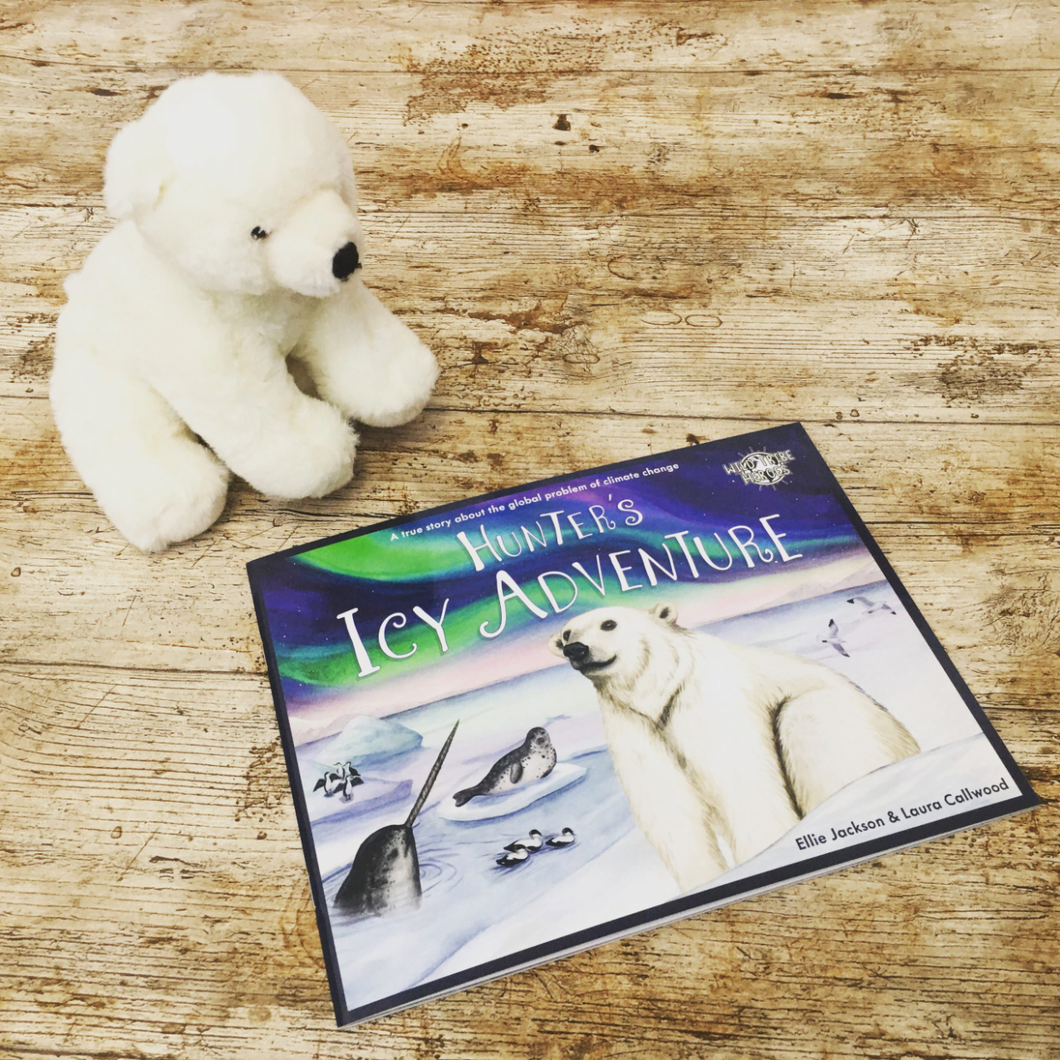 Hunter's Icy Adventure Book & Teddy Set - Refill Mill