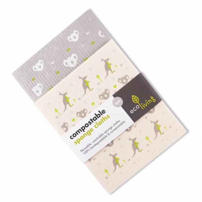 Compostable Sponge Cloths - Refill Mill