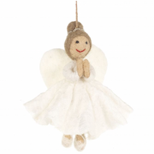 Load image into Gallery viewer, Handmade Felt Christmas Tree Decoration - Christmas Angel
