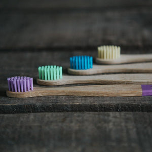 Children’s Bamboo Toothbrushes - Pack of 4 - Refill Mill