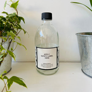 Miniml Reusable Glass Bottle 500ml - Refill Mill