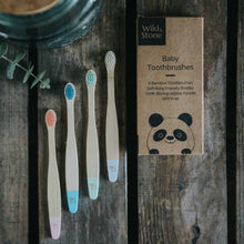 Load image into Gallery viewer, Baby Bamboo Toothbrushes - Pack of 4 - Refill Mill
