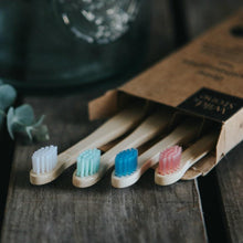 Load image into Gallery viewer, Baby Bamboo Toothbrushes - Pack of 4 - Refill Mill
