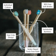 Load image into Gallery viewer, Baby Bamboo Toothbrushes - Pack of 4 - Refill Mill
